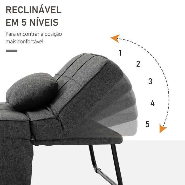 Sofá-Cama Açores - 3 em 1 - Design Moderno