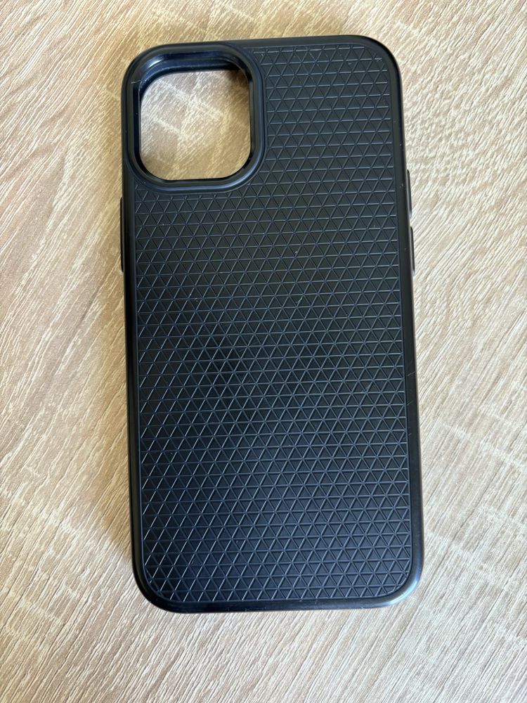 Чохол чорний spigen для iphone 12 mini
