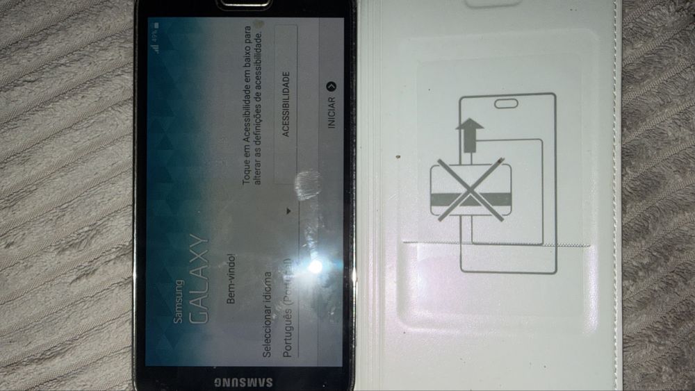 Samsung Galaxy S5 + Capa S-View Original — Desbloqueado