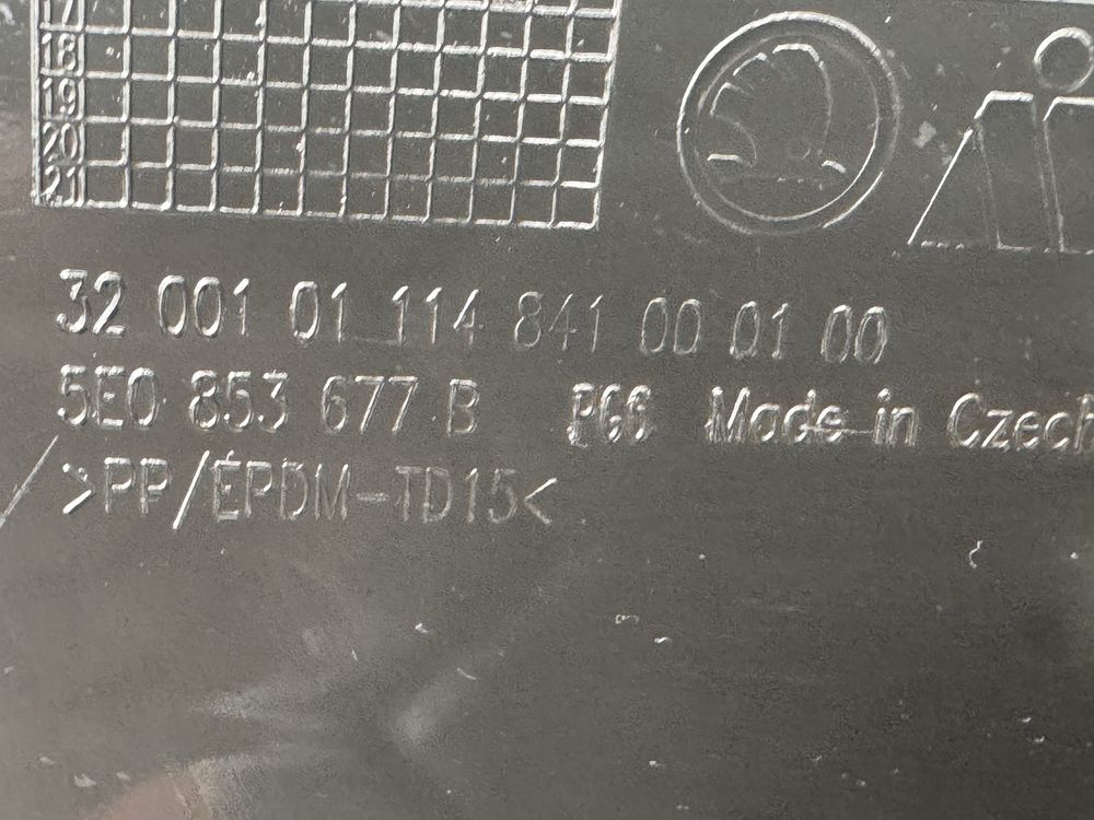 Skoda Octavia III RS kratka zderzaka przod idealna