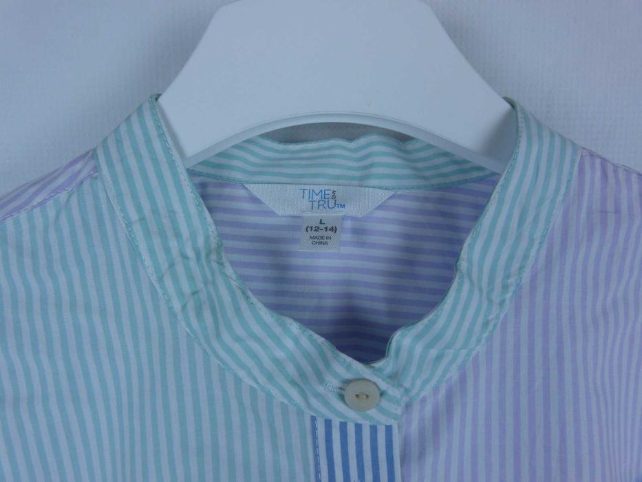 Time and Tru damska koszula w paseczki bawełna / L