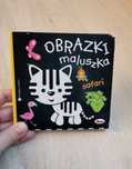 Książeczka obrazki dla maluszka zwierzęta safari