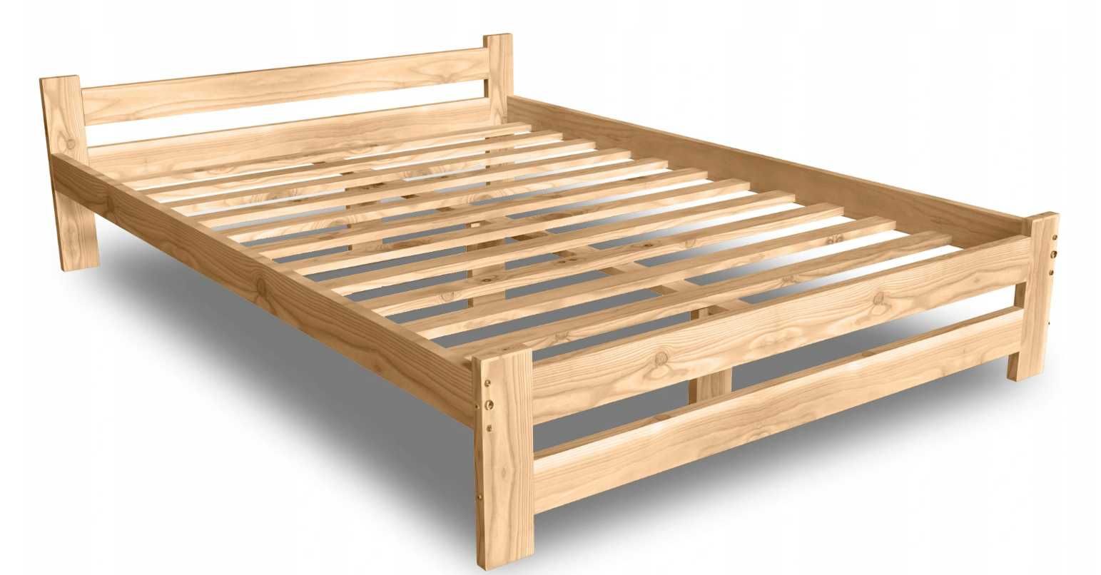 Nowe ŁÓŻKO DREWNIANE 160x200 Sosna Stelaż Producent | *PROMOCJA*