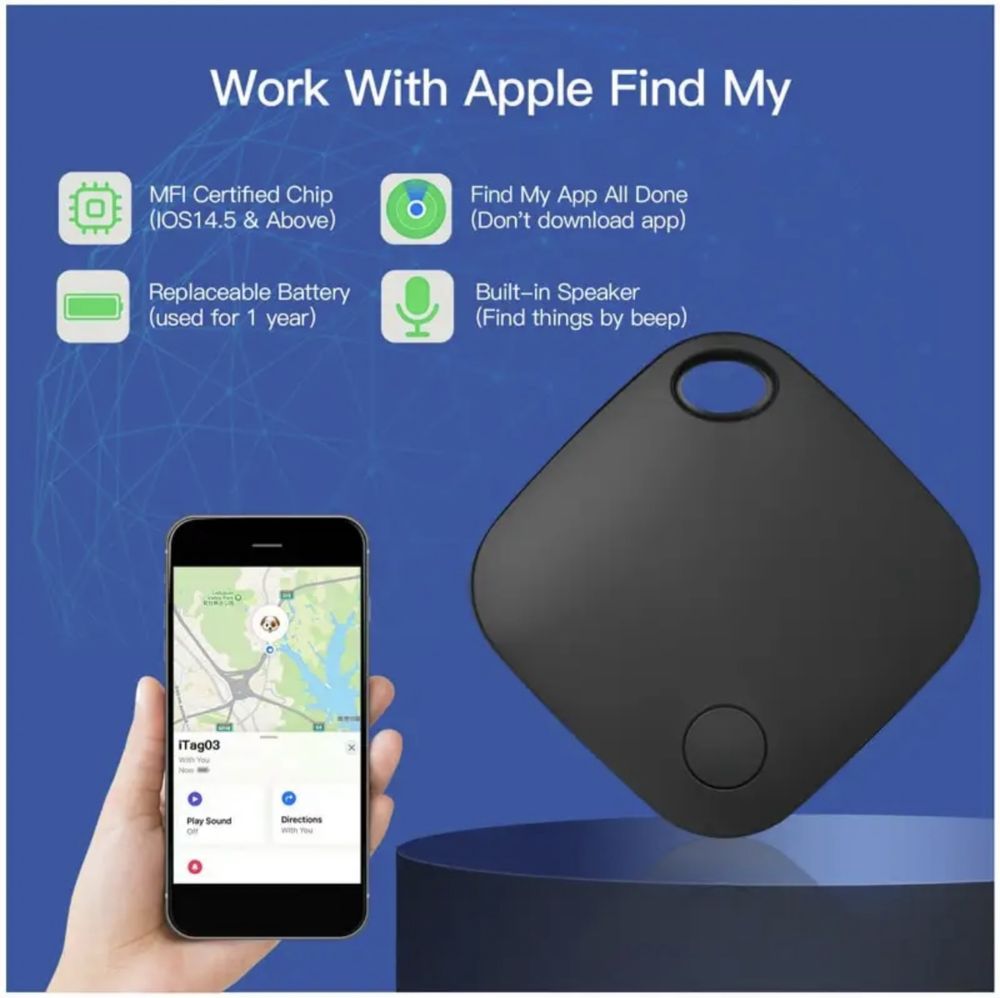 SmartTag NOVA (funciona com Find My da Apple)