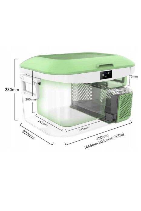 Lodówka BINGI 12.8L przenośna 12V 24V 110V 240V kompresorowa