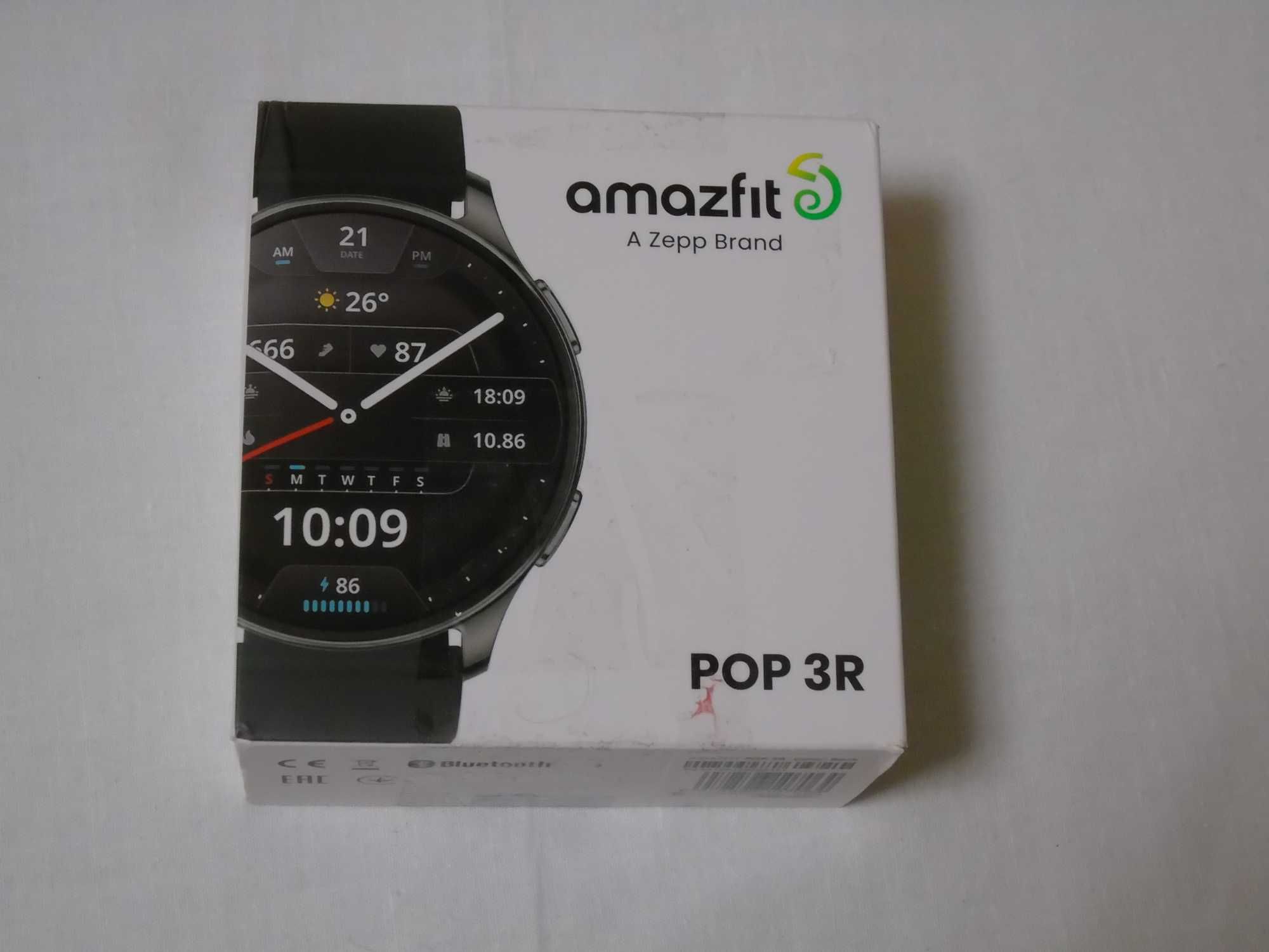 Amazfit Pop3R - стильний та функціональний смарт годиник AMOLED диспле