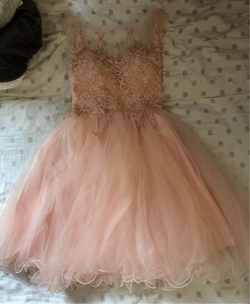 Sukienka balowa różowa