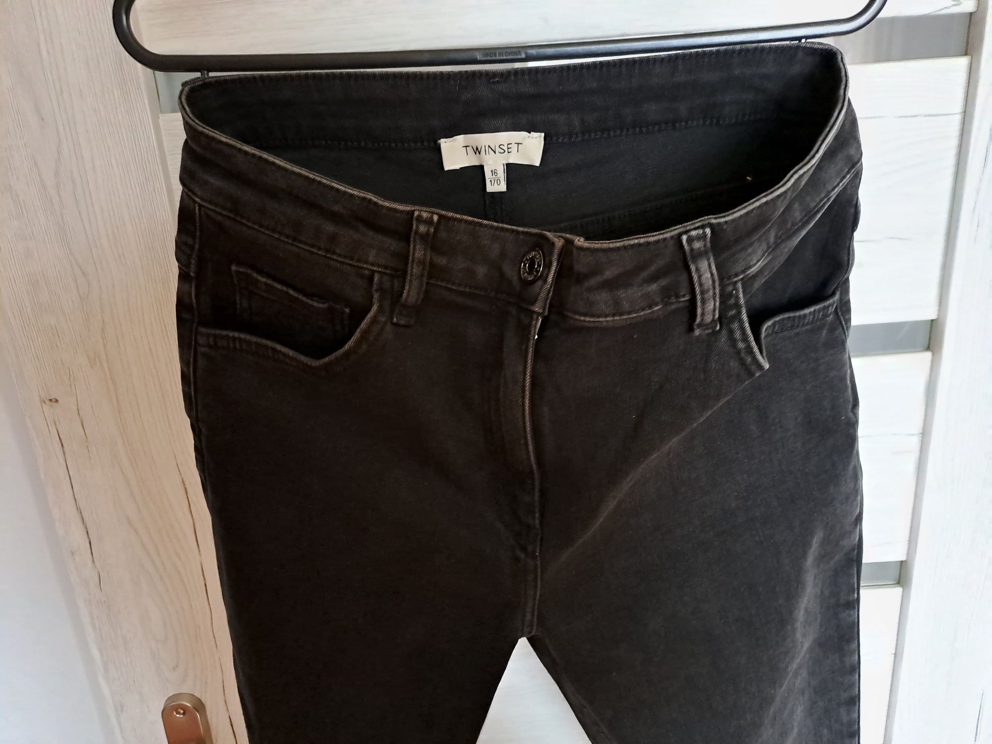 Jeansy Twinset czarne