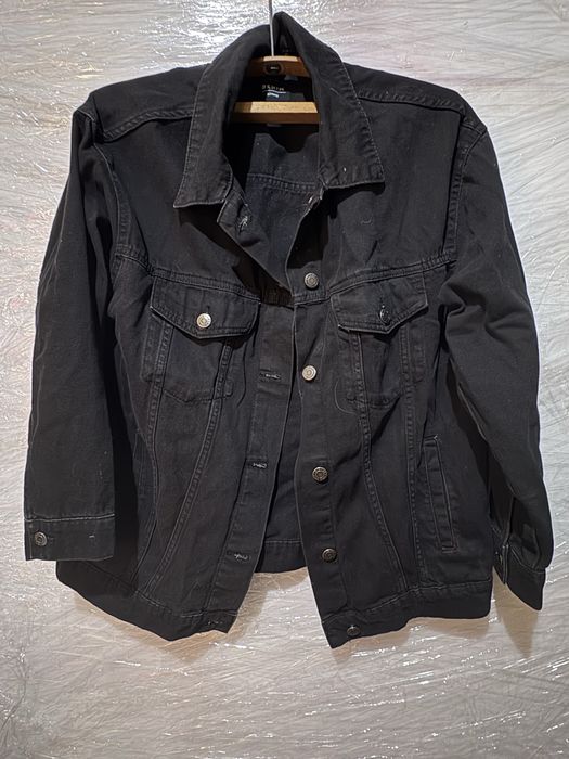 Джинсова чорна курточка sinsay розмір м