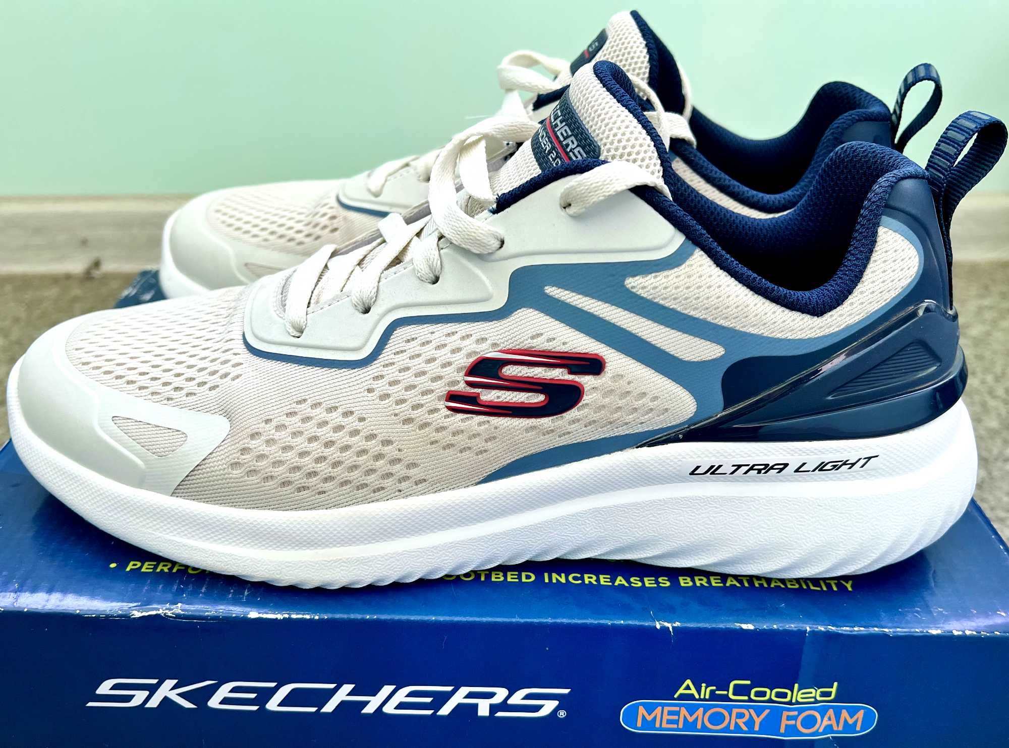Кроссовки Skechers Bounder 2.0 Белые (ОРИГИНАЛ / 42р / 27см)