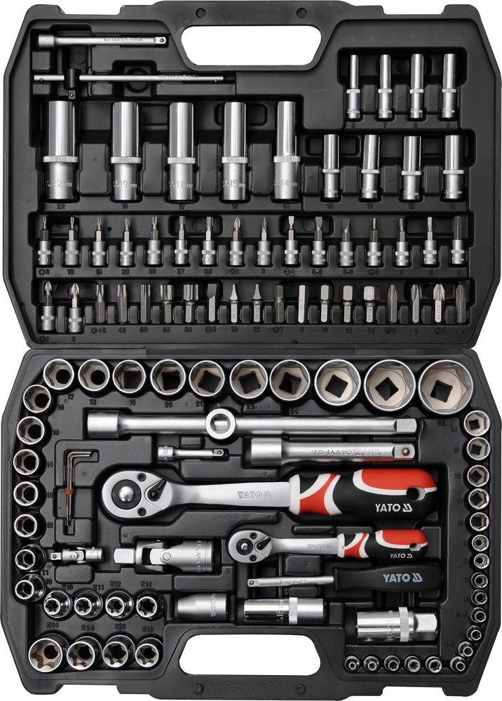 ZESTAW YATO YT-38791 - klucze nasadowe | 108 Elementów| Nowe | Folia