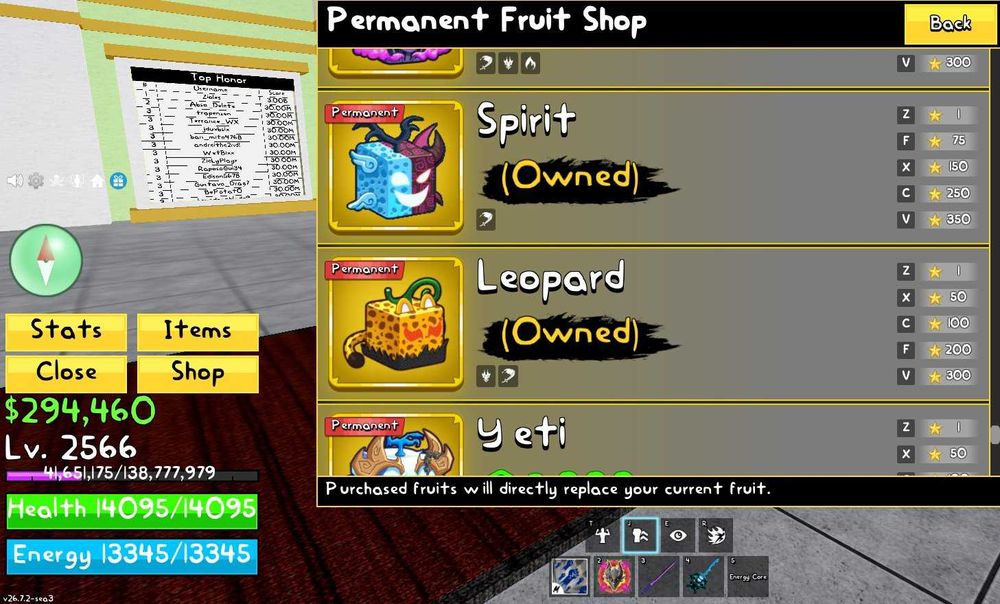 PERM DRAGON+RUMBLE+FRUIT NOT|Blox Fruit куча пермов+все геймпассы ОПИС