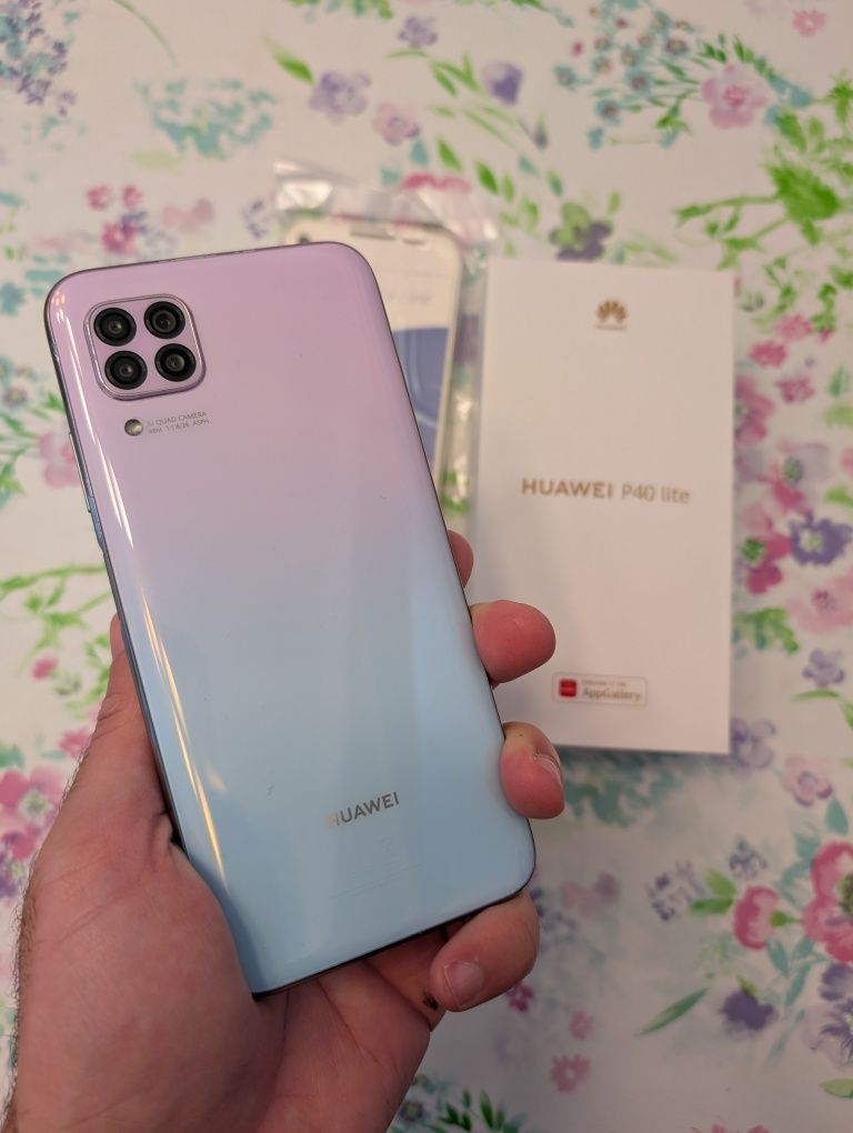 Telemóvel Smartphone Huawei P40 Lite Rosa como novo