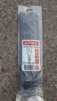 Кабельная стяжка, хомут пластиковый APRO по 100шт в упаковке