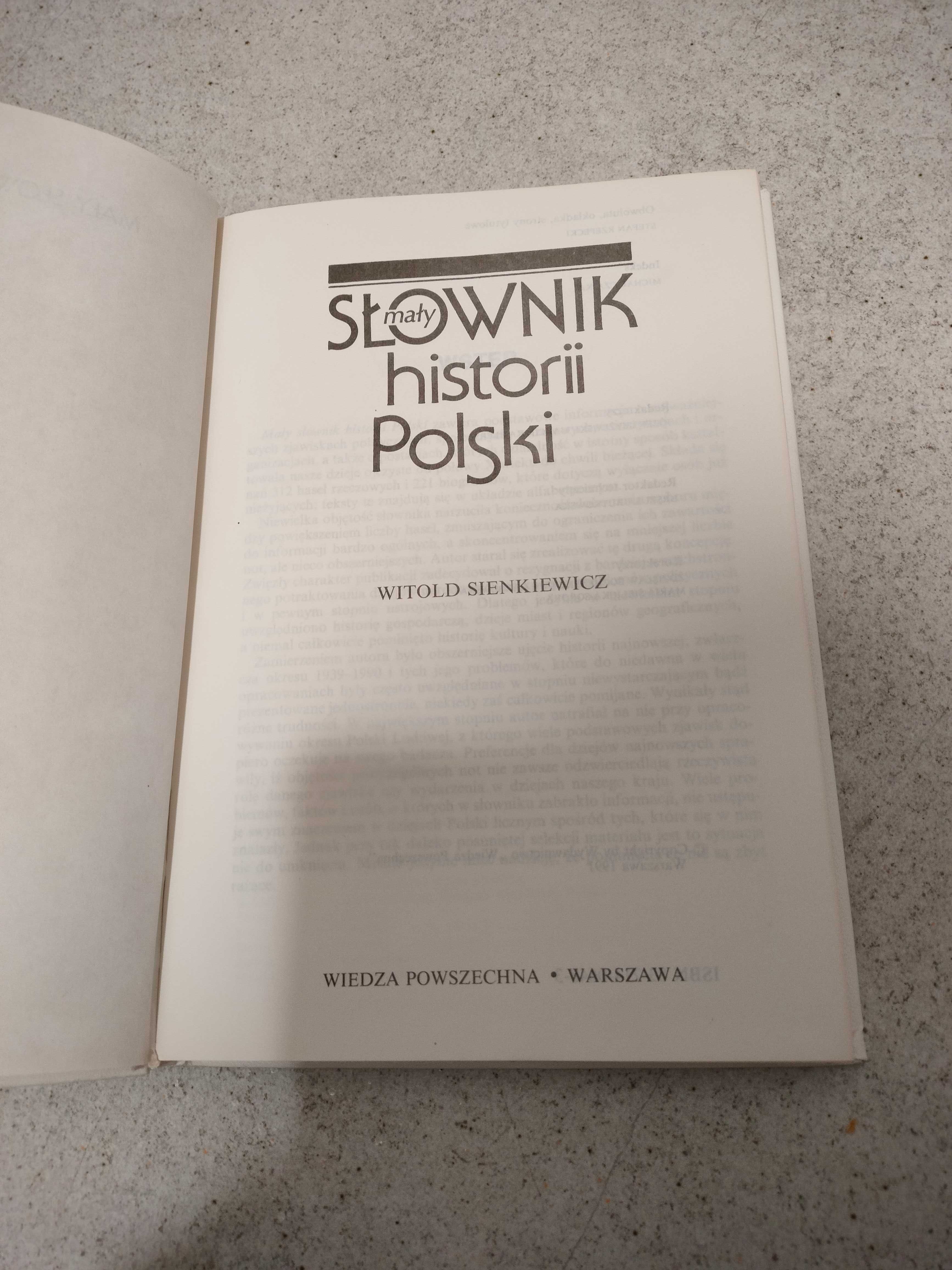 Mały słownik historii Polski – Witold Sienkiewicz
