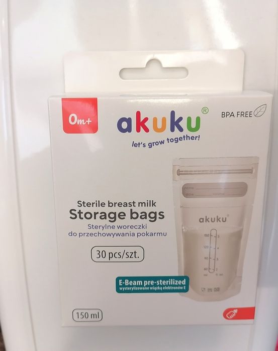 Akuku woreczki do przechowywania pokarmu, mleka