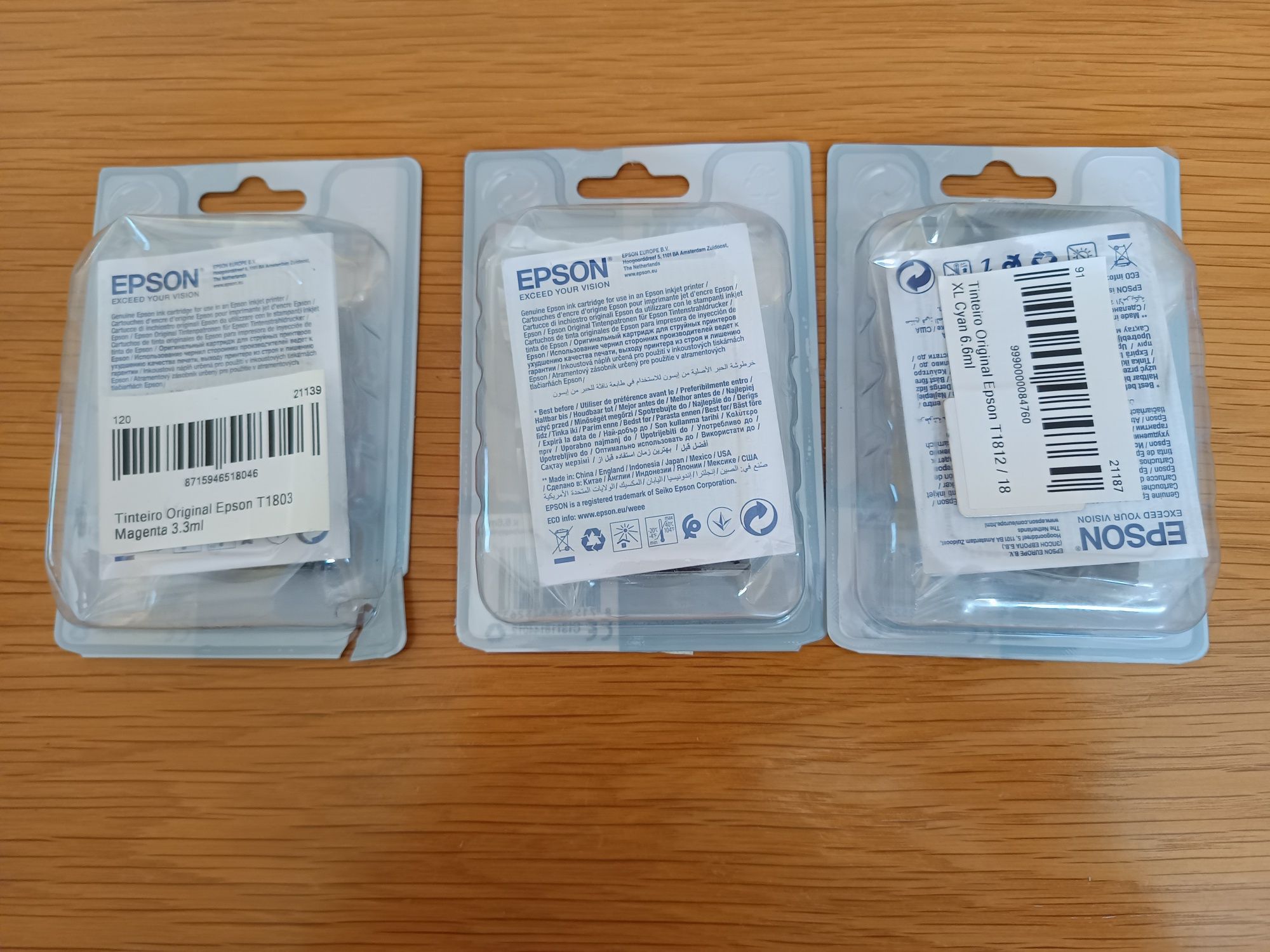 Tinteiros Epson novos