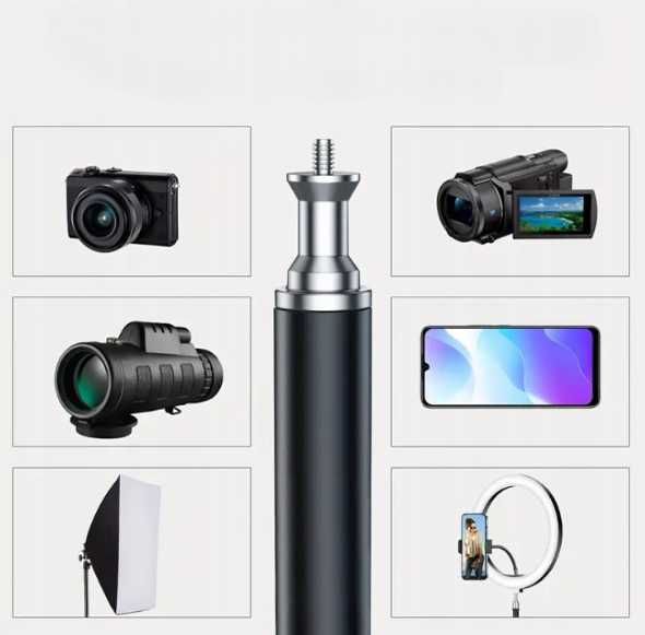 WYPRZEDAŻ Masywny i Stabilny Statyw Oświetleniowy 275cm 5kg Do Lamp