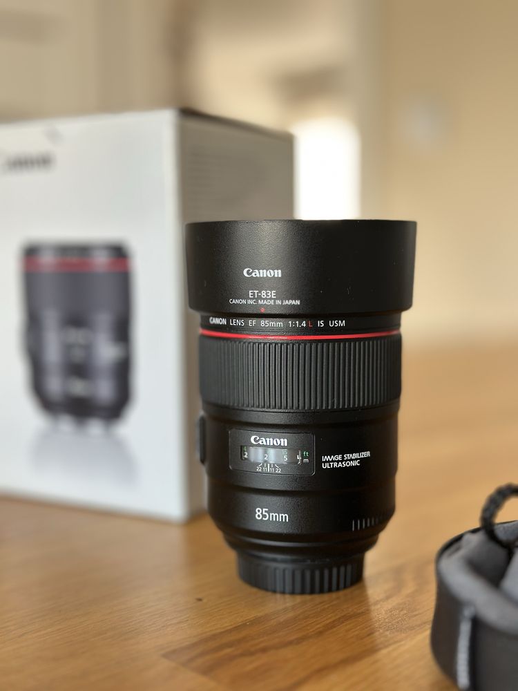 Canon 85 1.4 IS USM, nowy, koniec 2023roku