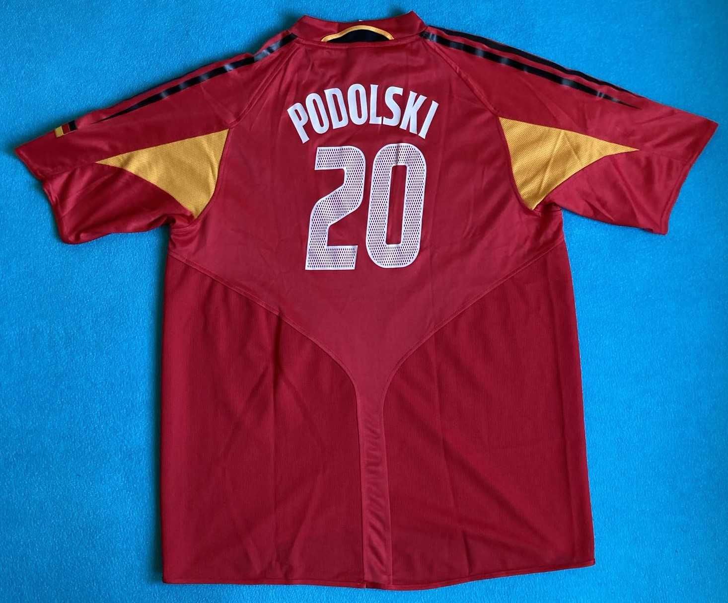 Koszulka Piłkarska Niemcy 2004 Podolski 20 Adidas roz. XL