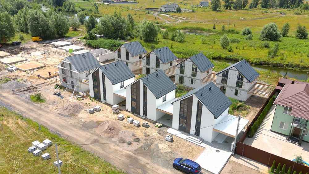 Продаж котеджу таунхаусу дуплексу в с.Погреби. Будинок 100 кв.м
