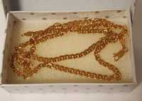 Złoty łańcuszek  Próba złota 585/14K, waga 11 gram, długość 50cm,Nowy.