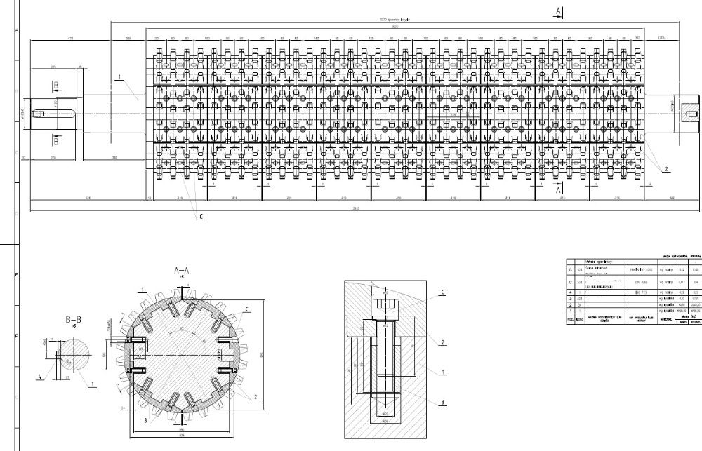 AutoCAD, Inventor - WYKONAM PROJEKT (rysunki, obliczenia, modele 3D)