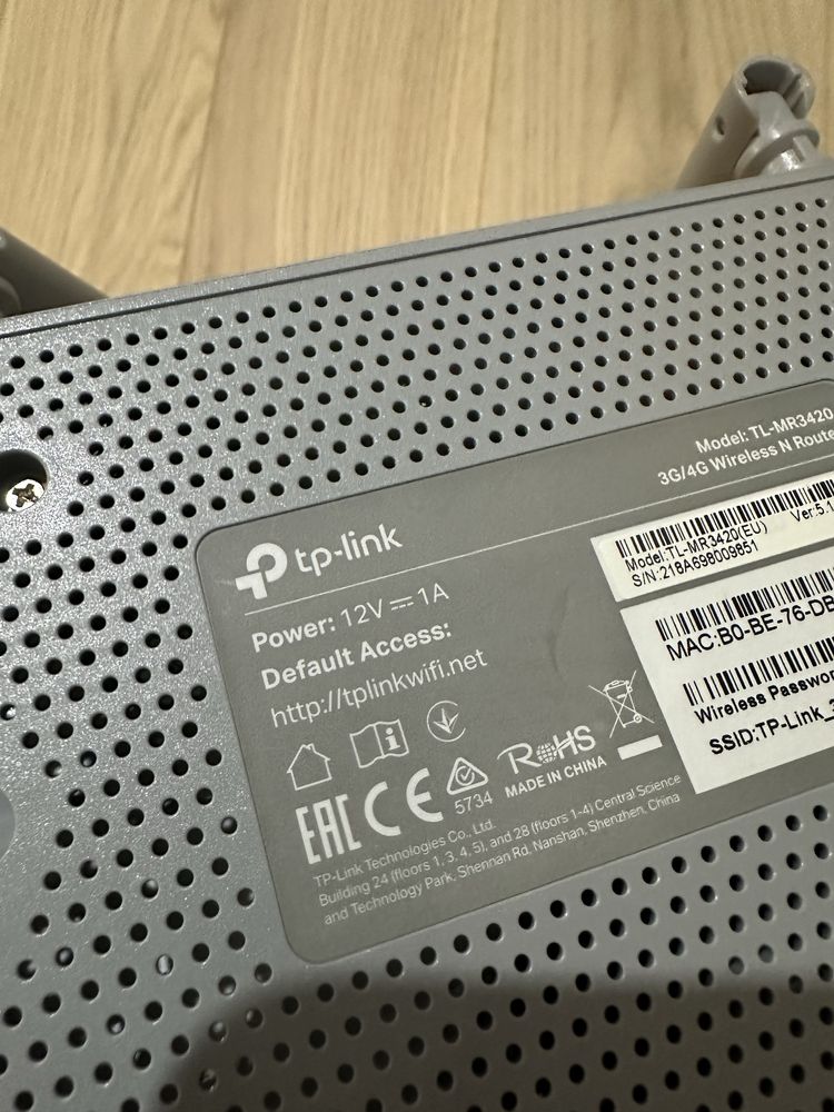 Router Tp link 3420