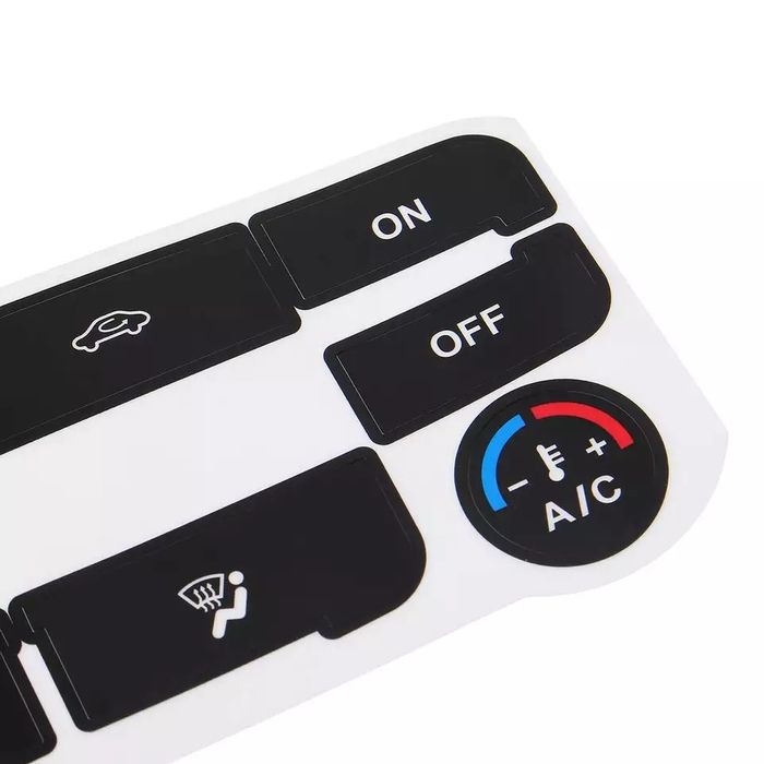 Kit de reparação dos botões do climatizador AC FORD S MAX em vinil