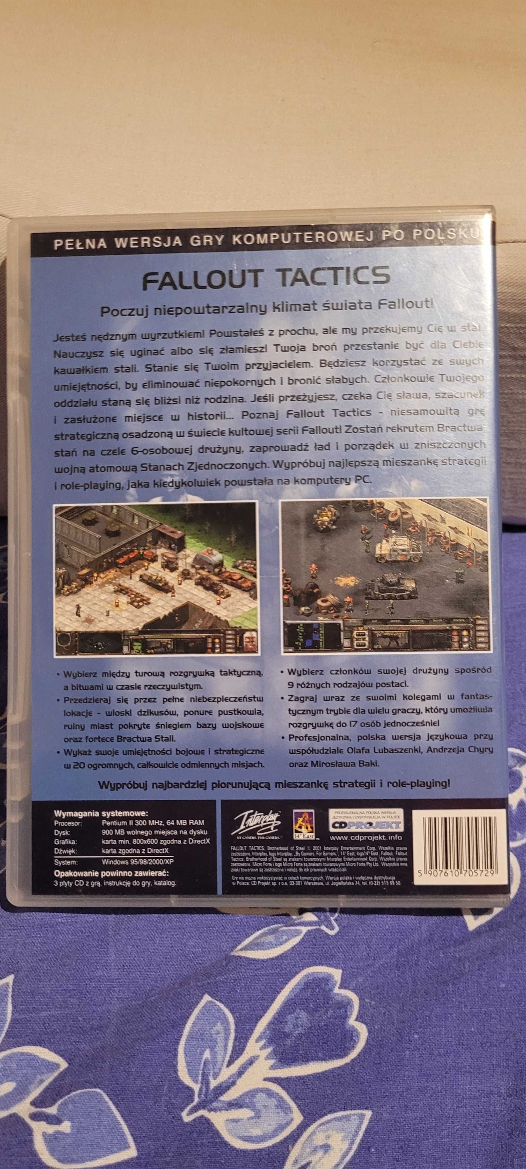 Fallout  Tactics : 3 płyty PC CD-ROM