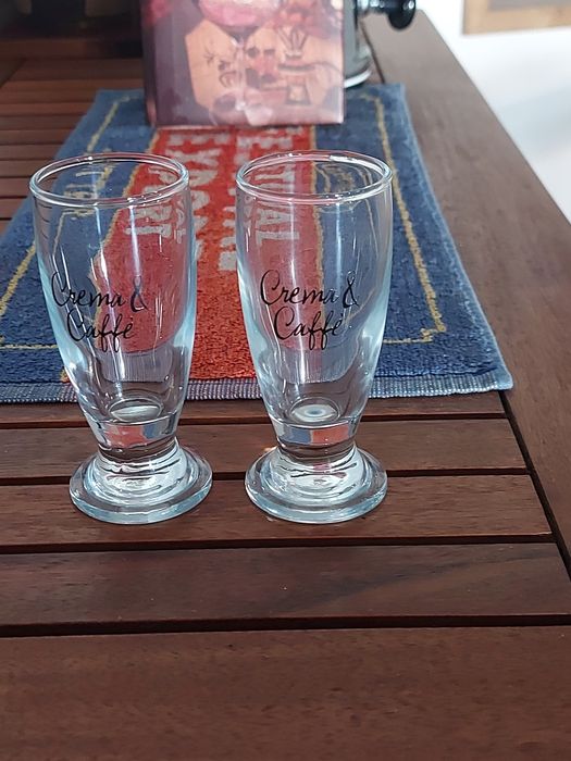 2 Copos "Crema & Caffé"
