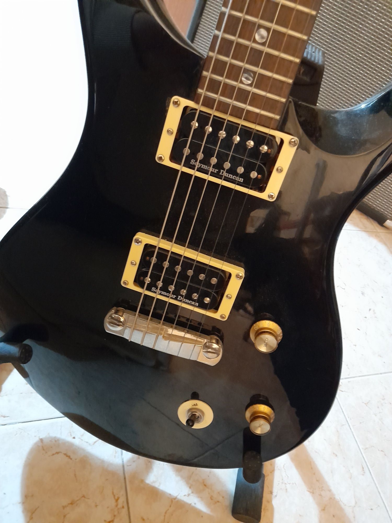 PRS SE Soapbar II com humbuckers Seymour Duncan