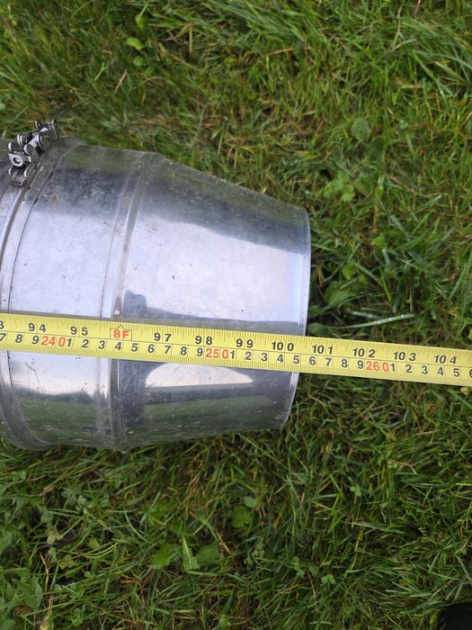 Komin kwasoodporny izolowany z wyczystką