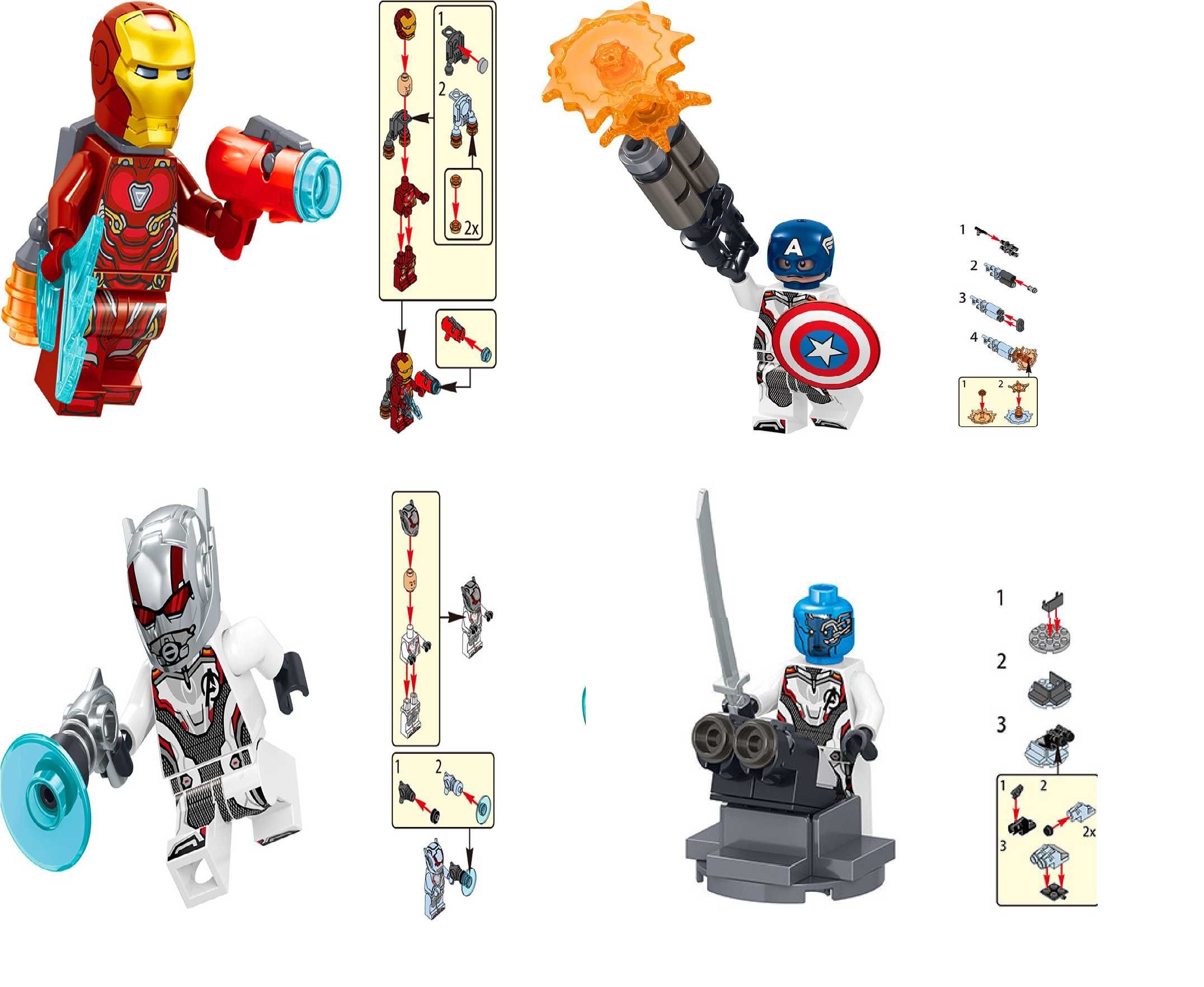 Bonecos minifiguras Super Heróis nº171 (compatíveis com Lego)