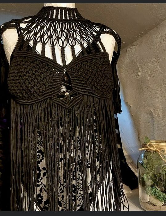 Top z makramy hand made