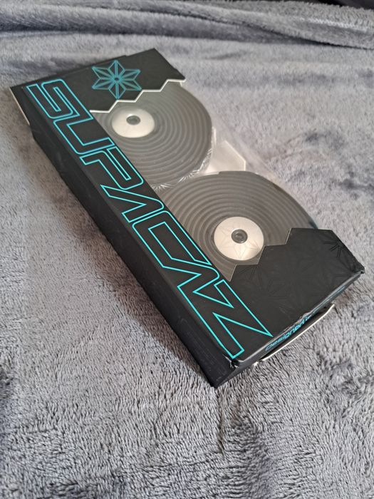 Owijka Supacaz Super Sticky Kush Czarno Srebrna Silver NOWA