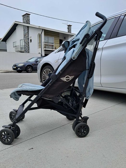 Carrinho Easywalker Mini+AdaptBabycoque BeSafe+Capa Chuva+Saco Térmico