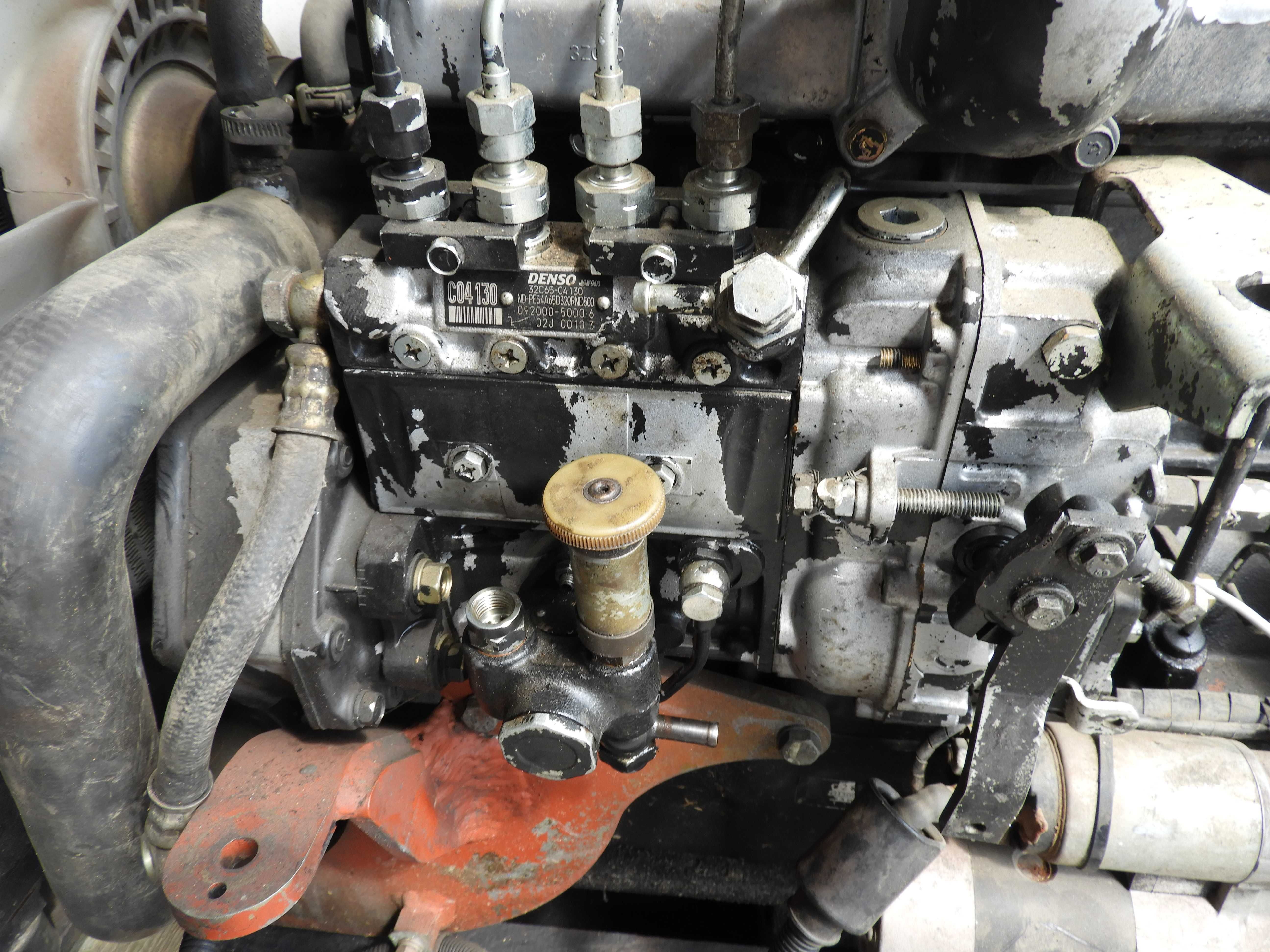 Mitsubishi S4Q silnik chłodnica pompa sprężarka wózek widłowy