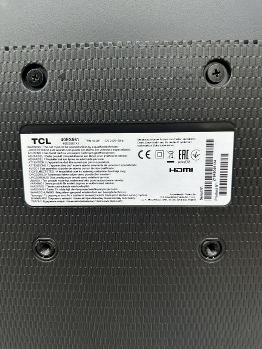 Телевизор TCL 40ES561