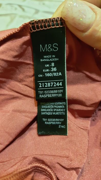 Кружевной боди комбидресс Marks and Spencer