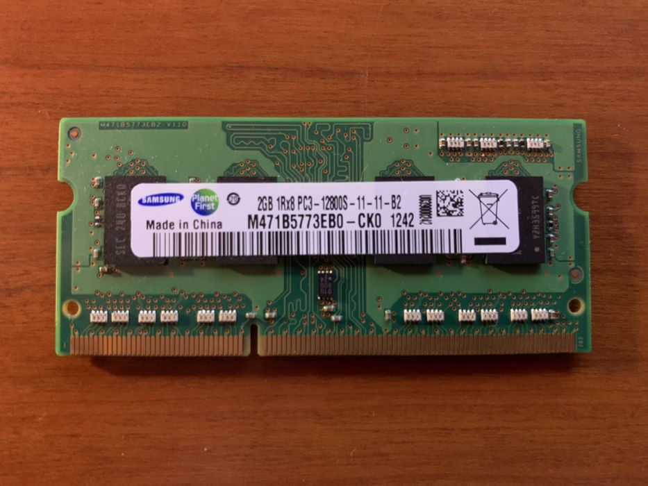 Samsung RAM Memory 2GB DDR3 PC3-12800S64343244607747120