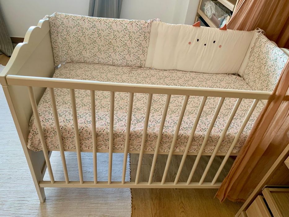 Berço e colchão 60x120