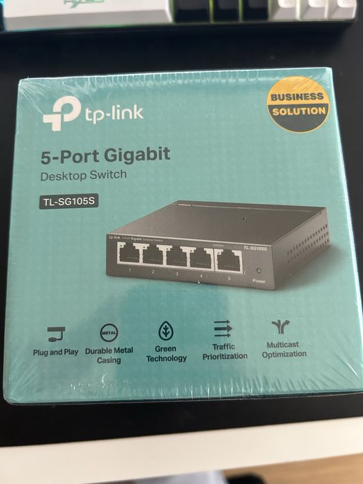 Switch 5 portas novo