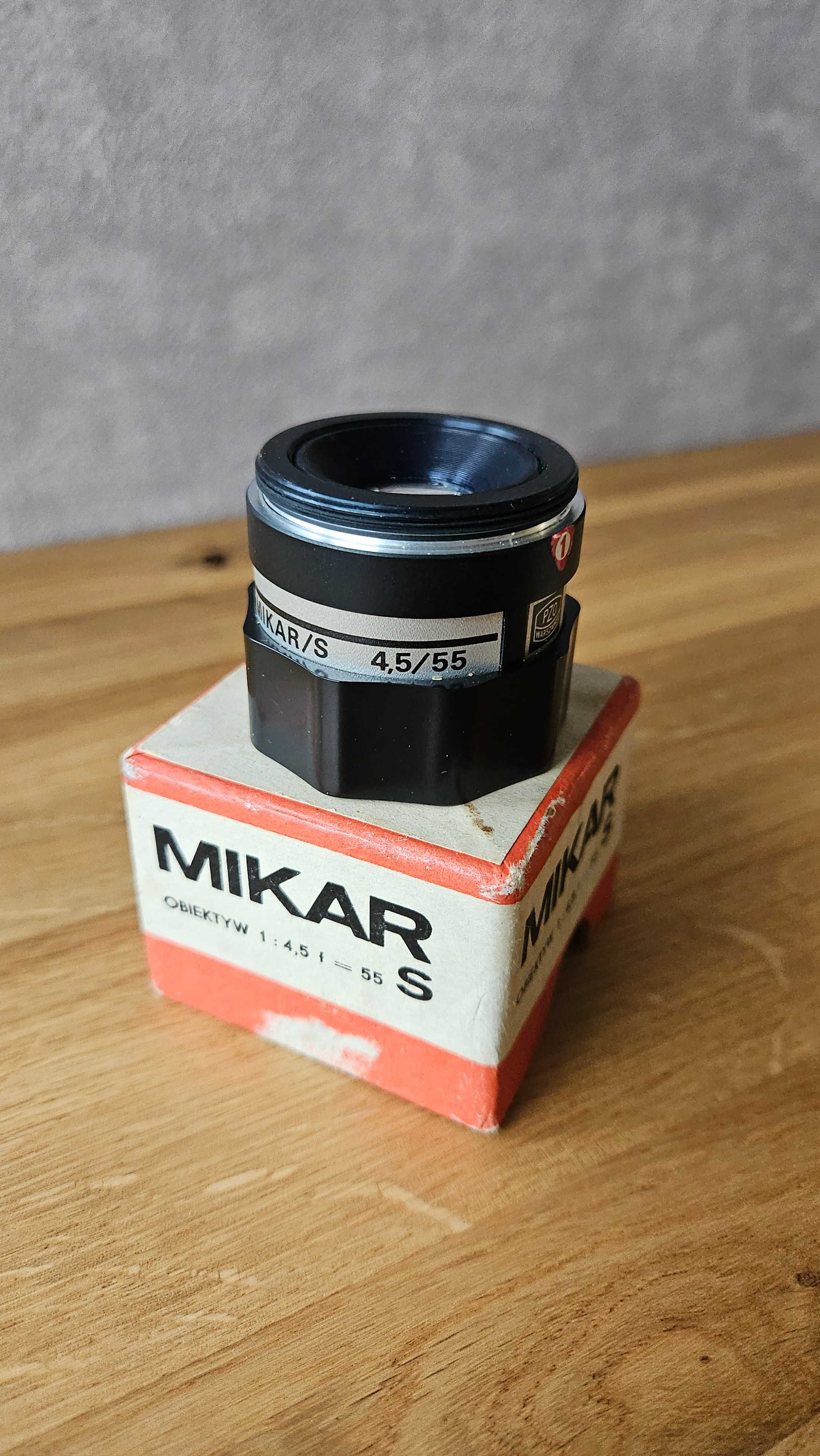 Obiektyw Mikar 1:4,5f  55 S PZO