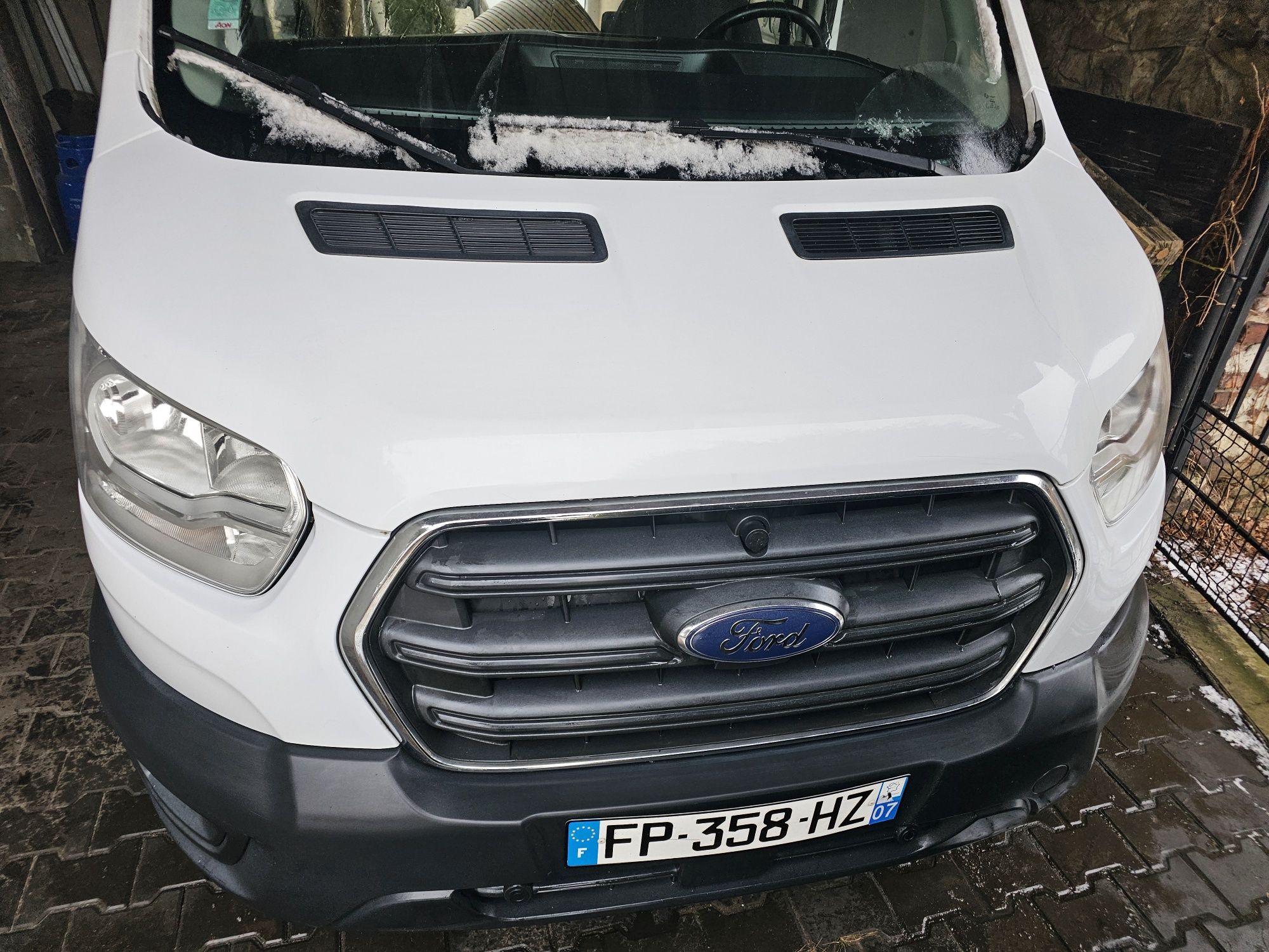 Przód kompletny maska lampy zderzak Ford transit Mk8 Lift