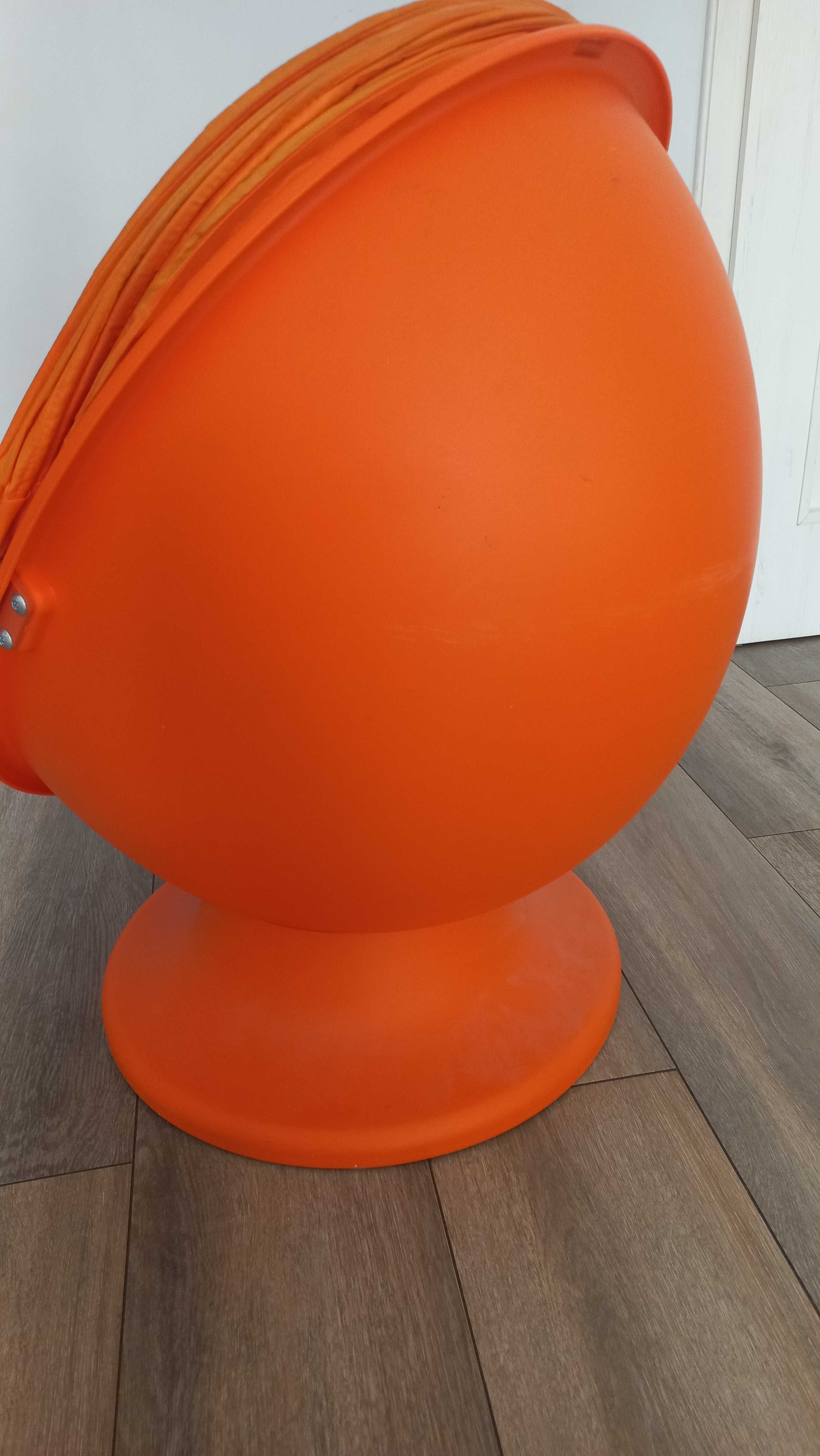 Fotel dla dzieci IKEA PS LÖMSK pomarańczowy