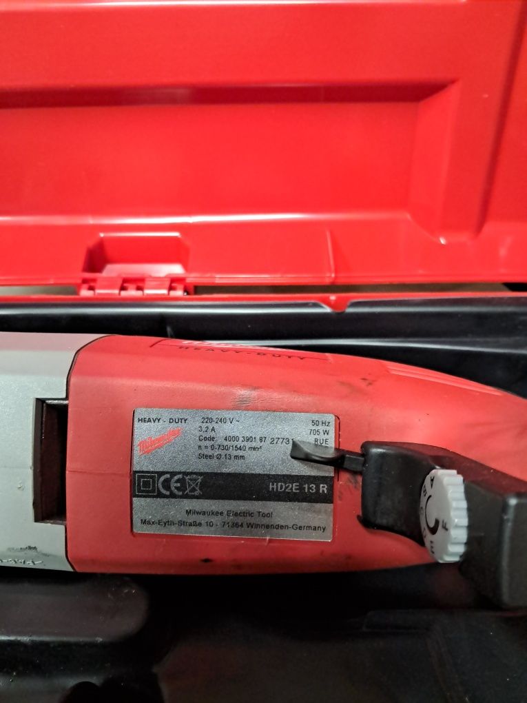 Milwaukee Hd 2e 13r  wiertarka ręczna
 ręczna wiertarka