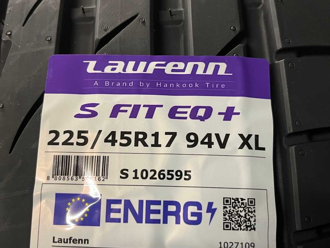 225/45R17 Laufenn S Fit EQ + cztery nowe opony letnie