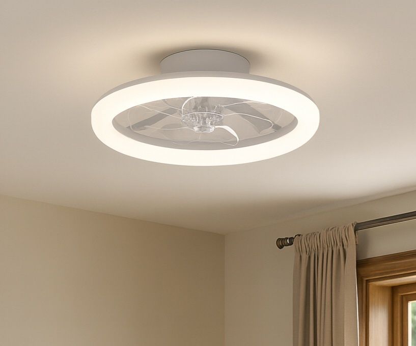 Lampa led z wentylatorem. Pilot w zestawie.