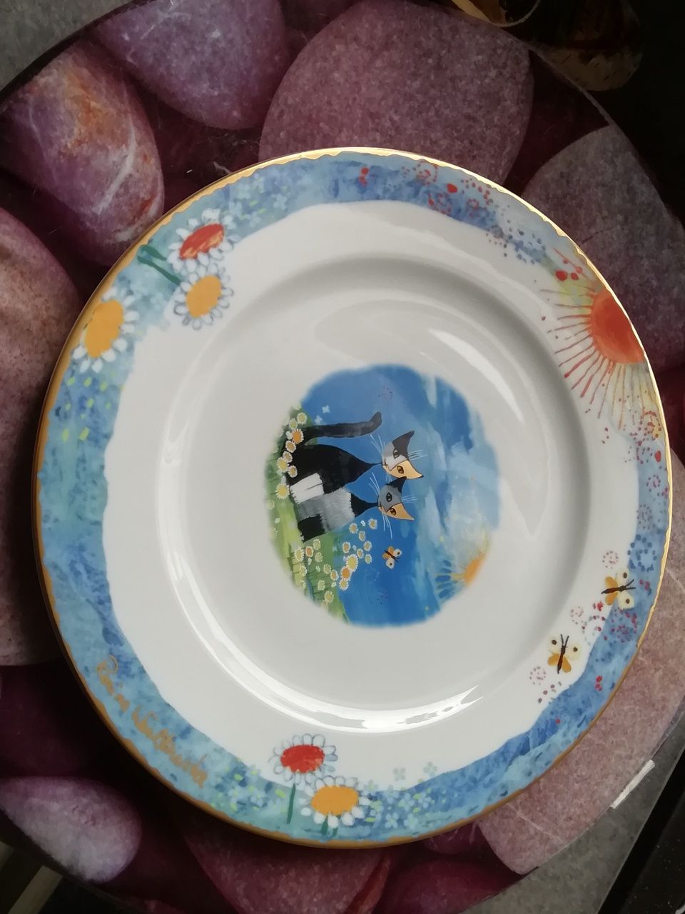 Talerze Goebel piękna porcelana 27" jak nowe